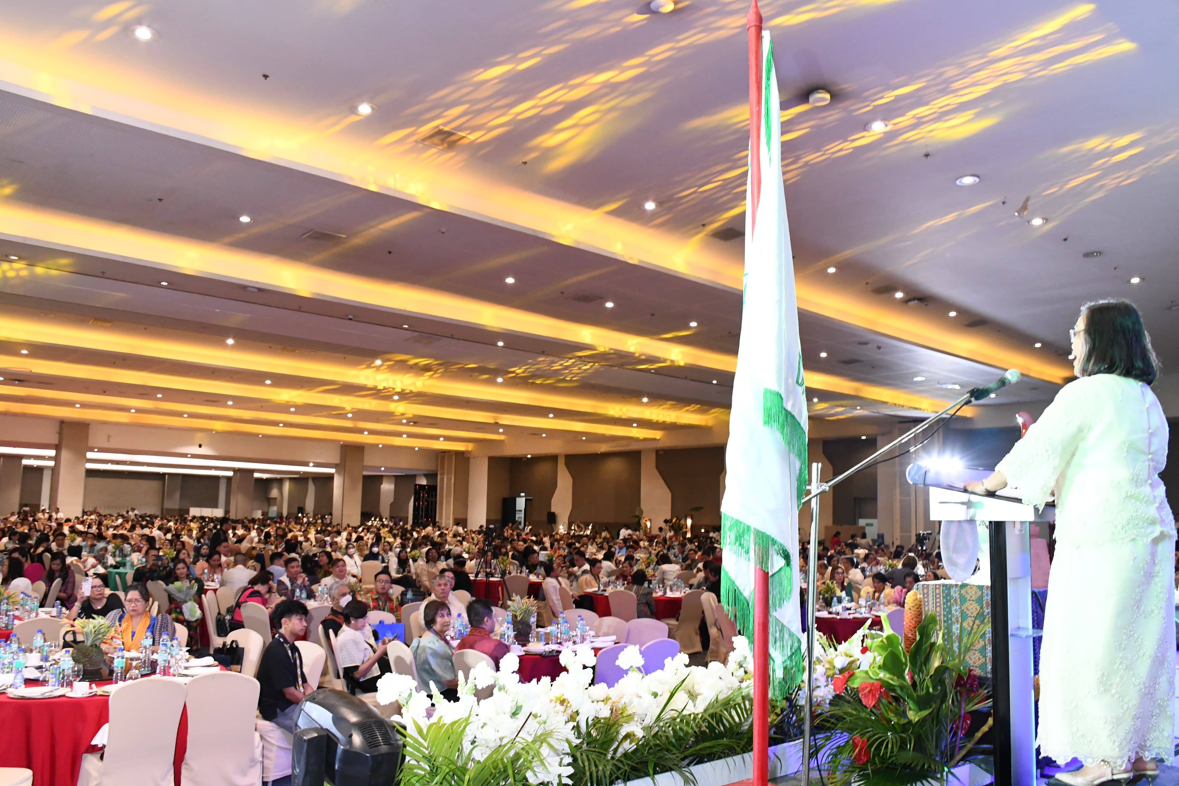 Conference delegates at the Philippine International Convention Center